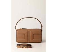 ELISABETTA FRANCHI Borsa a spalla con logo BS55A56E2 Brown Sugar