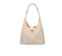 Elisabetta Franchi - Borsa hobo effetto cocco - - Bags - Donna - Beige - ONE SIZE