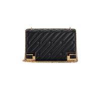 Elisabetta Franchi Borsa grande matelassé con tracolla Nero