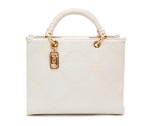 Elisabetta Franchi - Bs-12A-51E2 Medium Tote - - Bags - Donna - Bianco - ONE SIZE