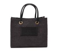 Elisabetta Franchi - Bs-83A-52E2 Piccola Borsa Tote in Rafia Jacquard - - Bags - Donna - Nero - ONE SIZE