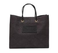 Elisabetta Franchi - Bs82A52E2 Maxi Borsa in Rafia - - Bags - Donna - Nero - ONE SIZE