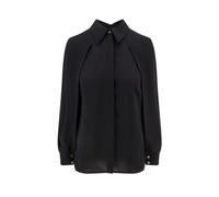 Elisabetta Franchi - Camicia con Maniche a Mantella e Fiocco - - Blouses & Shirts - Donna - Nero - M