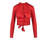 Elisabetta Franchi - Camicia Corta - - Blouses & Shirts - Donna - Rosso - XL