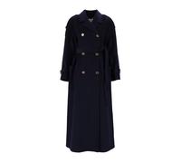 Elisabetta Franchi - Cappotto con cintura - - Coats - Donna - Blu - M