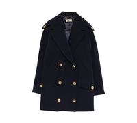 Elisabetta Franchi - Cappotto Doppio Petto - - Coats - Donna - Blu - L