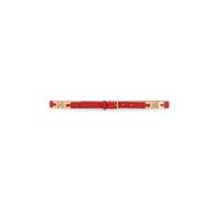 Elisabetta Franchi - Cintura in pelle con stampa lucertola - - Accessories - Donna - Rosso - 40 CM
