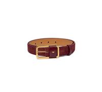 Elisabetta Franchi - Cinture in vera pelle con dettaglio oro - - Accessories - Donna - Marrone - M