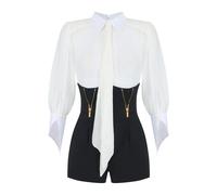 Elisabetta Franchi - Corto Tuta Romper - - Jumpsuits & Playsuits - Donna - Nero - M
