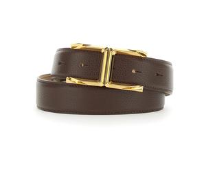 Elisabetta Franchi - Ct88S62E2644 Belt - - Accessories - unisex - Marrone - 40 CM