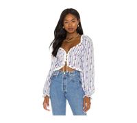 Elisabetta Franchi - Dalia Crop Top - - Blouses & Shirts - Donna - Blu - S