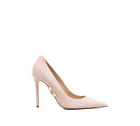 Elisabetta Franchi - Décolleté in camoscio con logo gioiello - - Shoes - Donna - Rosa - 41 EU