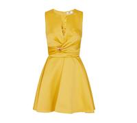 Elisabetta Franchi - Duchess Satin Dress - - Dresses - Donna - Giallo - S