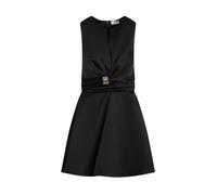 Elisabetta Franchi - Duchess Satin Dress - - Dresses - Donna - Nero - XL