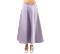 Elisabetta Franchi - Duchesse Midi Skirt - - Skirts - Donna - Viola - XL