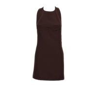 Elisabetta Franchi - Duchesse Mini Dress - - Dresses - Donna - Marrone - L