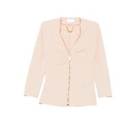 Elisabetta Franchi - Gi19566E2 Ea1 Giacca Leggera - - Jackets - Donna - Beige - S