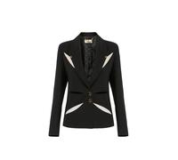 Elisabetta Franchi giacca blazer con aperture cut out nero