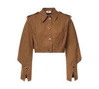 Elisabetta Franchi - Giacca Corta con Maniche a Mantella - - Blouses & Shirts - Donna - Marrone - S
