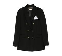 Elisabetta Franchi - Giacca Gabardine Doppiopetto - - Jackets - Donna - Nero - M