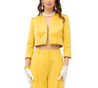 Elisabetta Franchi - Giacca gi22561e2 - - Jackets - Donna - Giallo - L