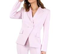 ELISABETTA FRANCHI GIACCA IN CREPE CON REVER IN RASO donna nero GI14951E2 44