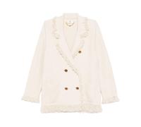 Elisabetta Franchi - Giacca in maglia bou on frange - - Jackets - Donna - Giallo - S