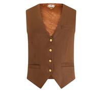 Elisabetta Franchi - Gilet con scollo a V - - Jackets - Donna - Marrone - S