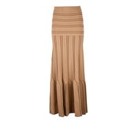 Elisabetta Franchi - Gonna lunga in maglia - - Skirts - Donna - Marrone - M