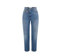 Elisabetta Franchi - Jeans Balloon con Lucchetto Gioiello - - Jeans - Donna - Blu - W27