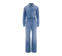 Elisabetta Franchi - Jumpsuit con Bottoni - - Jumpsuits & Playsuits - Donna - Blu - M