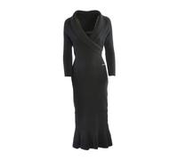 Elisabetta Franchi - Knit Dress - - Dresses - Donna - Nero - S