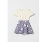 ELISABETTA FRANCHI LA MIA BAMBINA Abito in misto cotone stampato 12M Lilla