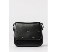 ELISABETTA FRANCHI LA MIA BAMBINA Borsa a tracolla con logo OS Nero