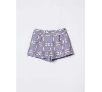 ELISABETTA FRANCHI LA MIA BAMBINA Pantaloncini in crepe stampato 2 Lilla