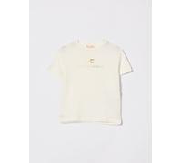 ELISABETTA FRANCHI LA MIA BAMBINA T-shirt in cotone con logo 2 Avorio
