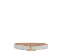 Elisabetta Franchi - Leather Belt - - Accessories - Donna - Bianco - L