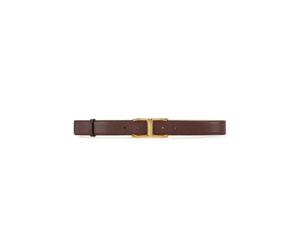 Elisabetta Franchi - Leather Belt - - Accessories - Donna - Marrone - M