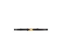 Elisabetta Franchi - Leather Belt - - Accessories - Donna - Nero - XL