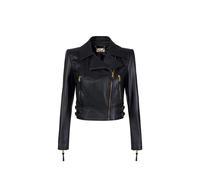 Elisabetta Franchi - Leather Biker Jacket - - Jackets - Donna - Nero - M
