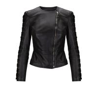 Elisabetta Franchi - Leather Giacche - - Jackets - Donna - Nero - S