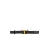 Elisabetta Franchi - Logo-buckle Leather Belt - - Accessories - Donna - Nero - M