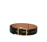 Elisabetta Franchi - Logo Pattern Belt - - Accessories - Donna - Nero - L