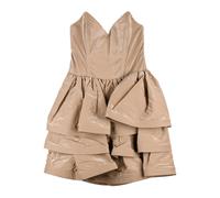 Elisabetta Franchi - Mini abito con ruches - - Dresses - Donna - Beige - XS