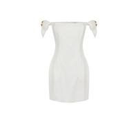Elisabetta Franchi - Mini Abito con Spalle Scoperte - - Dresses - Donna - Bianco - L