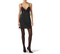 ELISABETTA FRANCHI MINI ABITO IN DUCHESSE CON ELASTICI donna nero AB95062E2 40