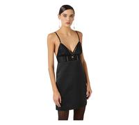 Elisabetta Franchi - Mini abito in duchesse - - Dresses - Donna - Nero - XL