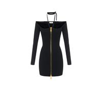 Elisabetta Franchi - Mini Abito in Maglia Milano - - Dresses - Donna - Nero - S
