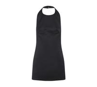 Elisabetta Franchi - Mini Abito in Raso Duchessa con Collana - - Dresses - Donna - Nero - M