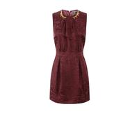 Elisabetta Franchi - Mini Abito Jacquard con Scritta e Foulard - - Dresses - Donna - Rosso - M